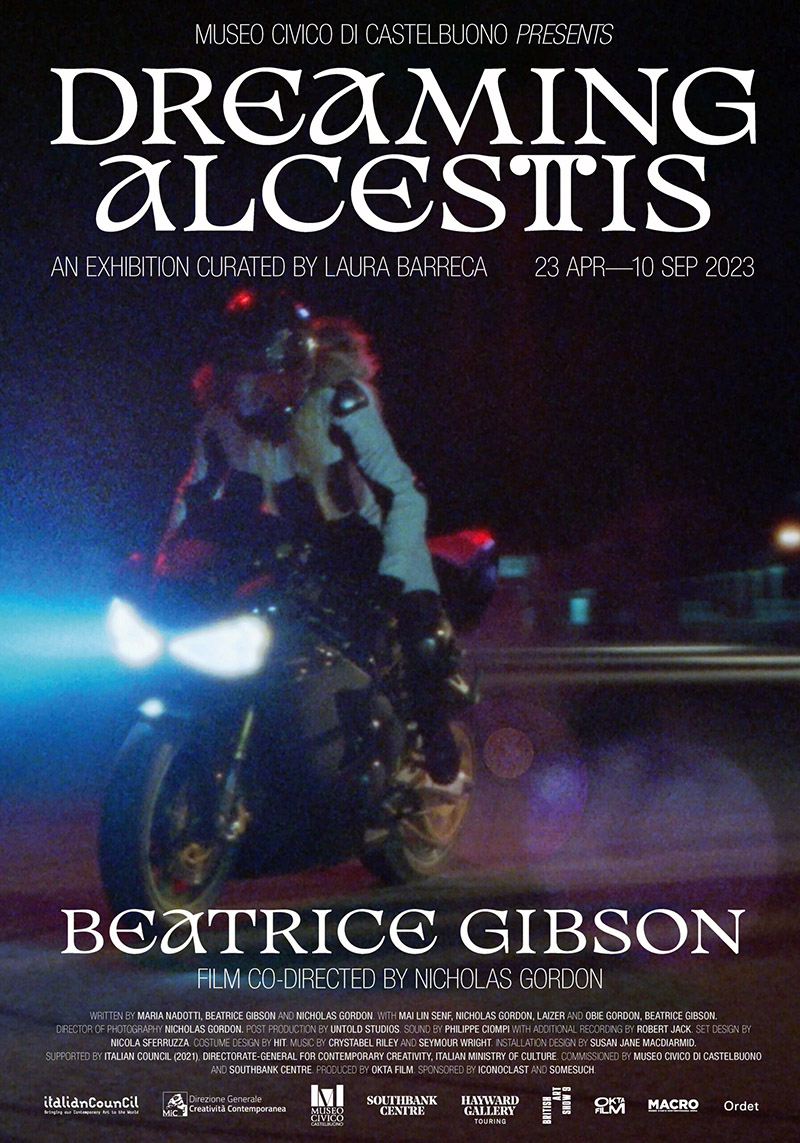 Locandina mostra Dreaming Alcestis
